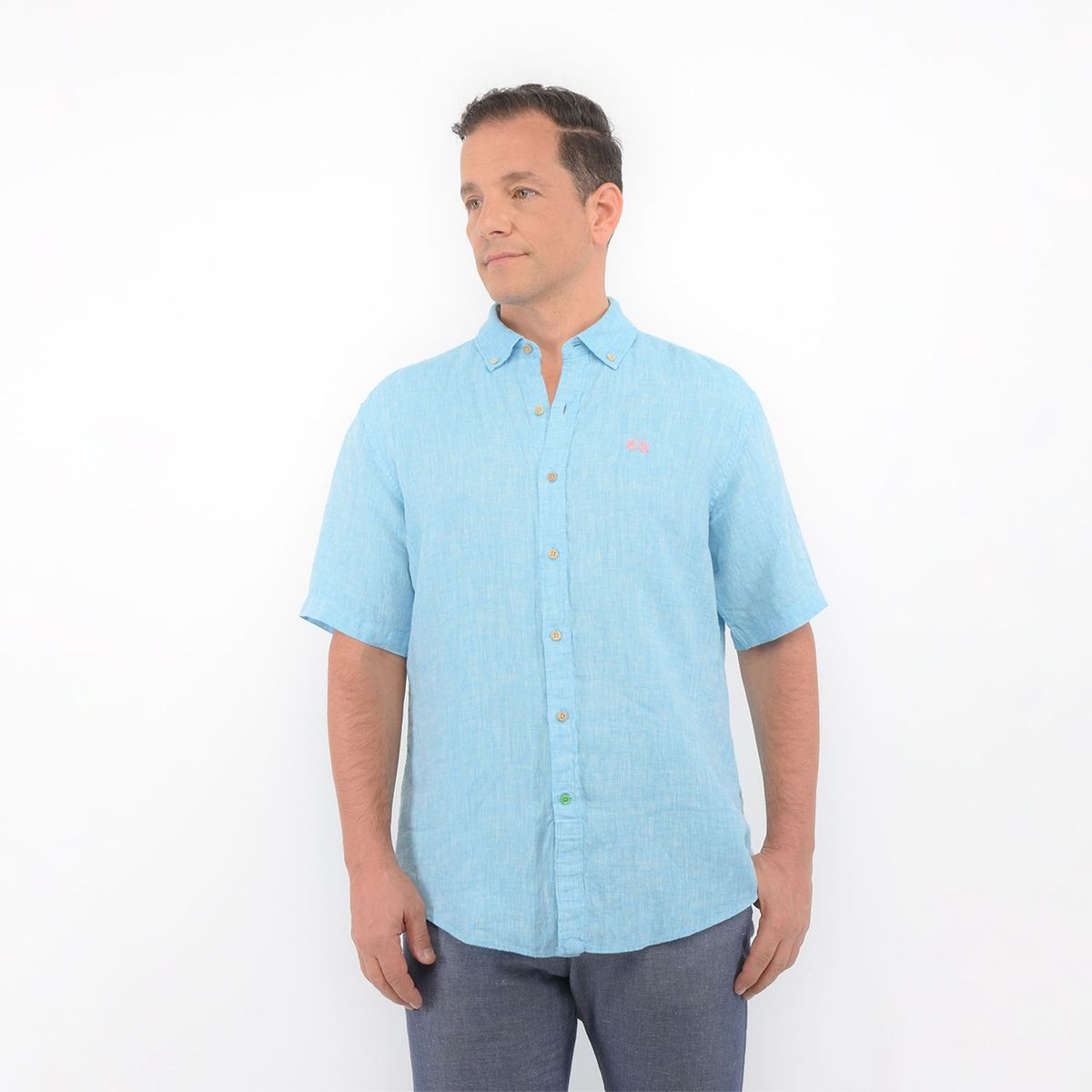 LA MARTINA - Camisa casual Lino para Hombre Regular La Martina
