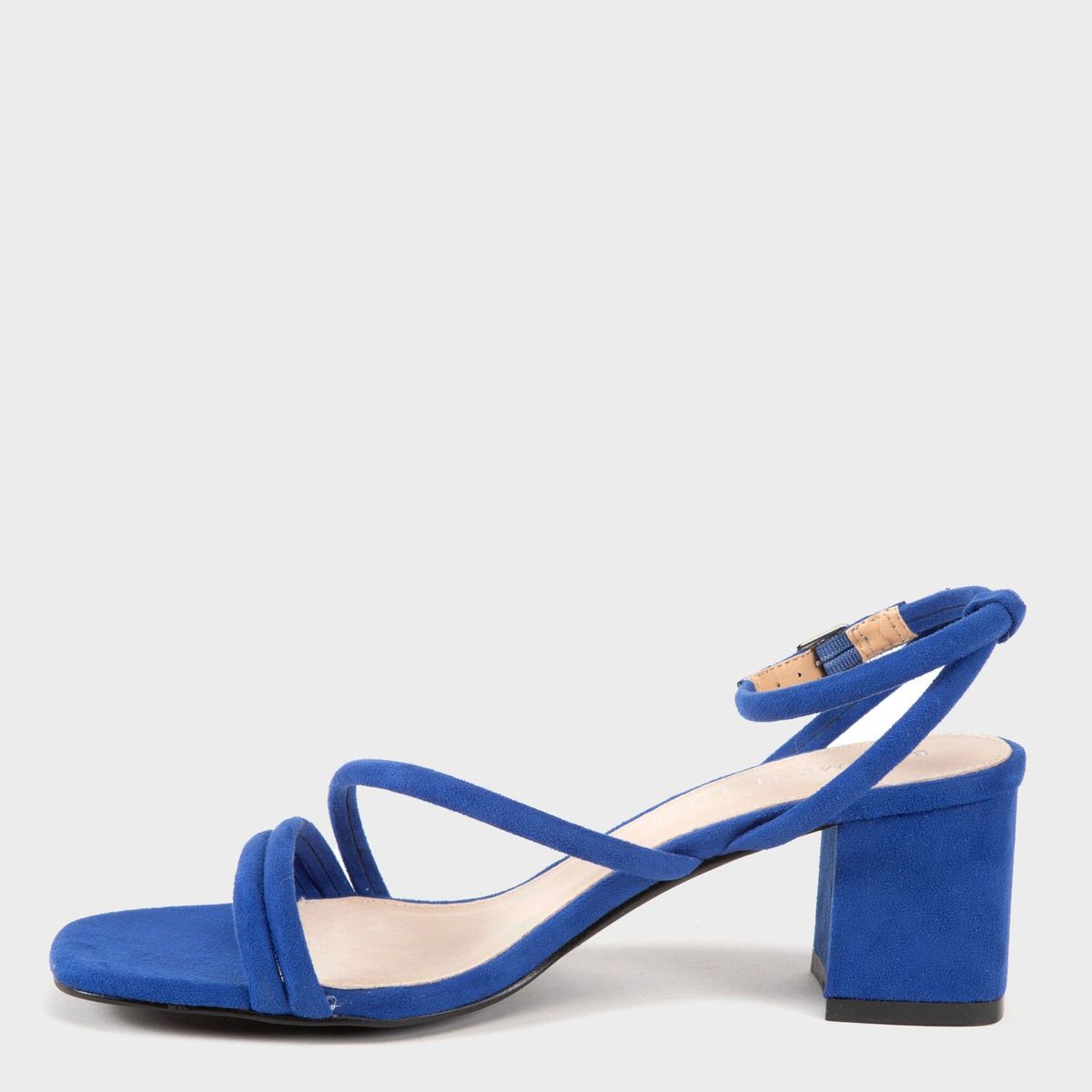 BASEMENT - Sandalias para Mujer con tacón grueso. Sandalias Basement azules de moda para mujer