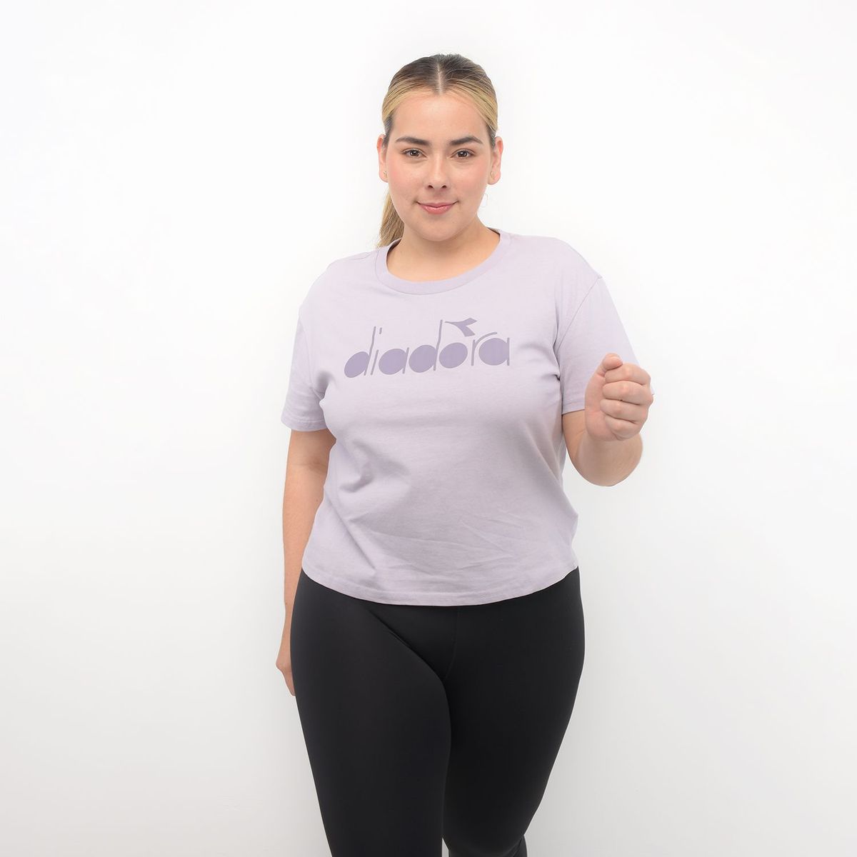 DIADORA - Camiseta deportiva para Mujer de Algodón Diadora