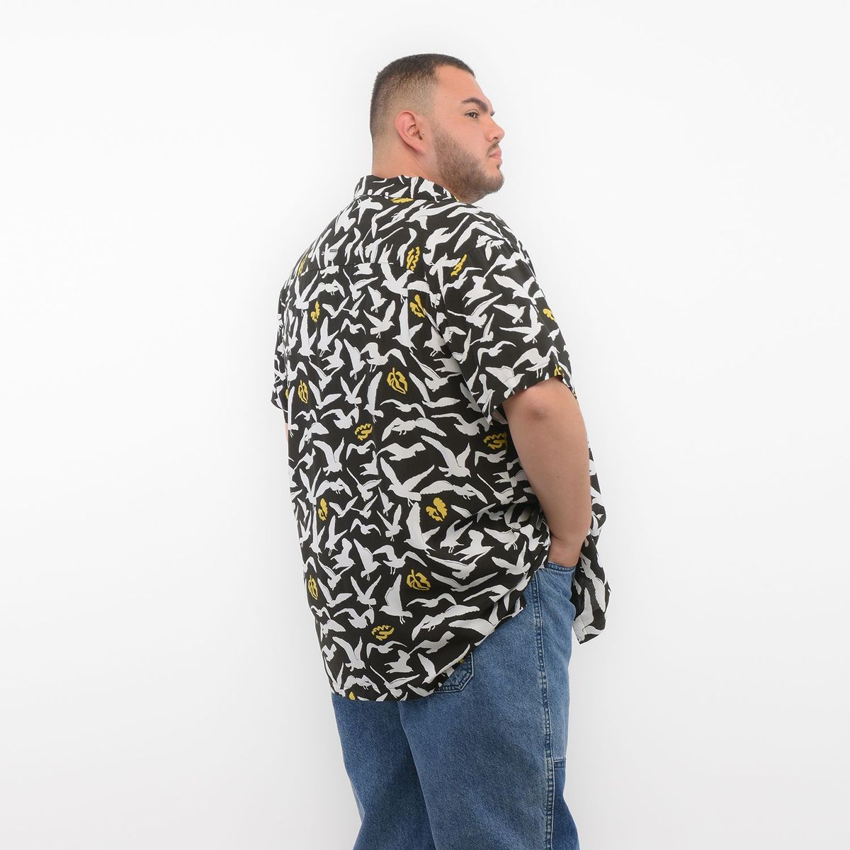 DENIMLAB - Camisa casual para Hombre Manga corta Denimlab