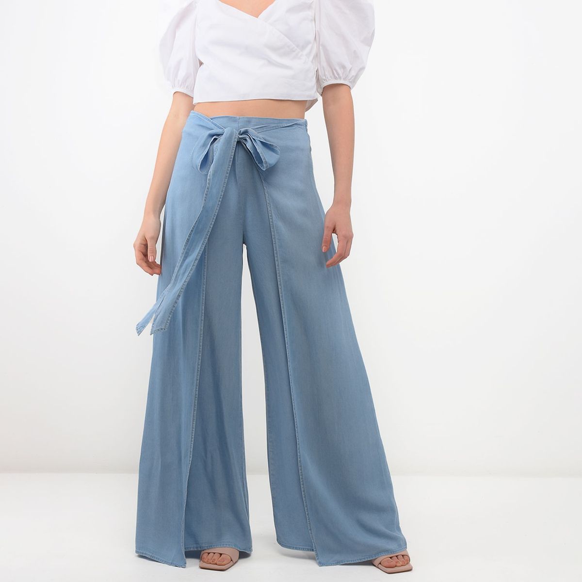 BASEMENT - Pantalón Palazzo Mujer