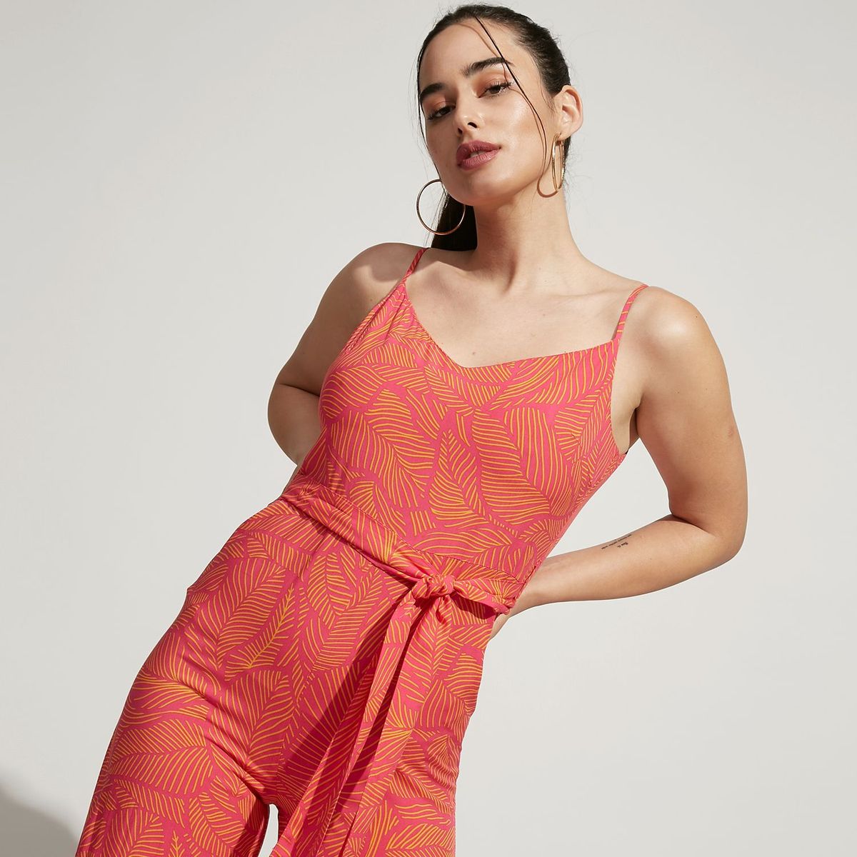 MOSSIMO - Enterizo Mujer Largo Estampado Sin Mangas Mossimo