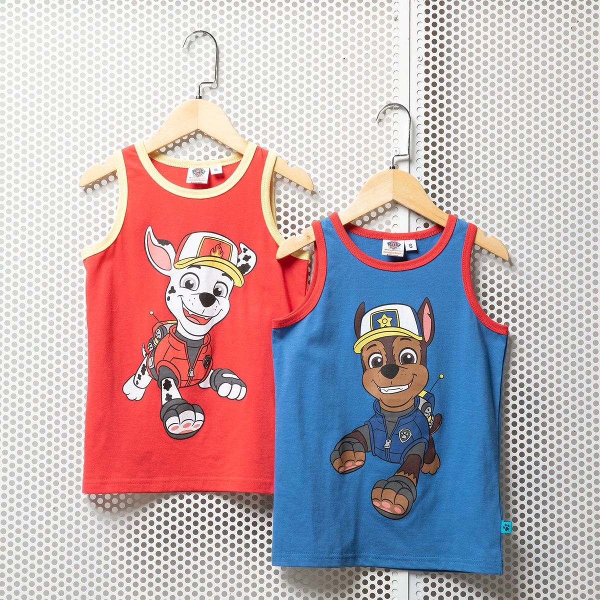 PAW PATROL - Pack de 2 Camisetas esqueleto para niño Paw Patrol