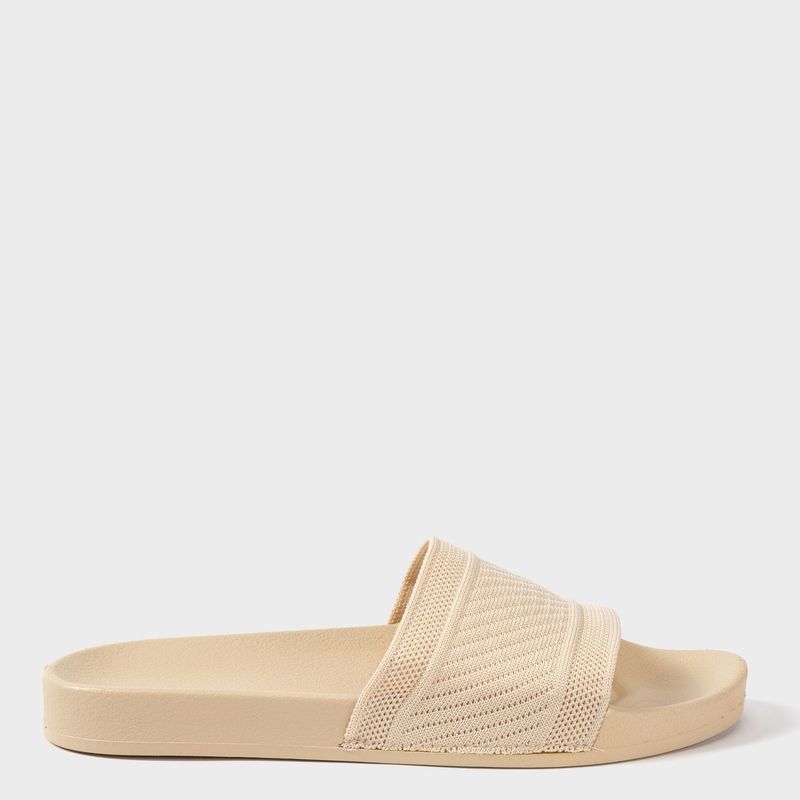 SYBILLA - Sandalias para Mujer planas. Chanclas Sybilla beige de moda para mujer