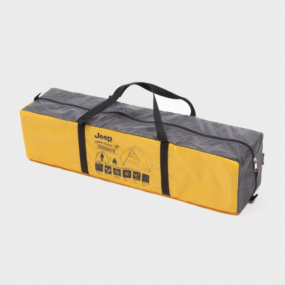 JEEP - Carpa Camping 3 Personas Yosemit 2000mm Impermeable Jeep