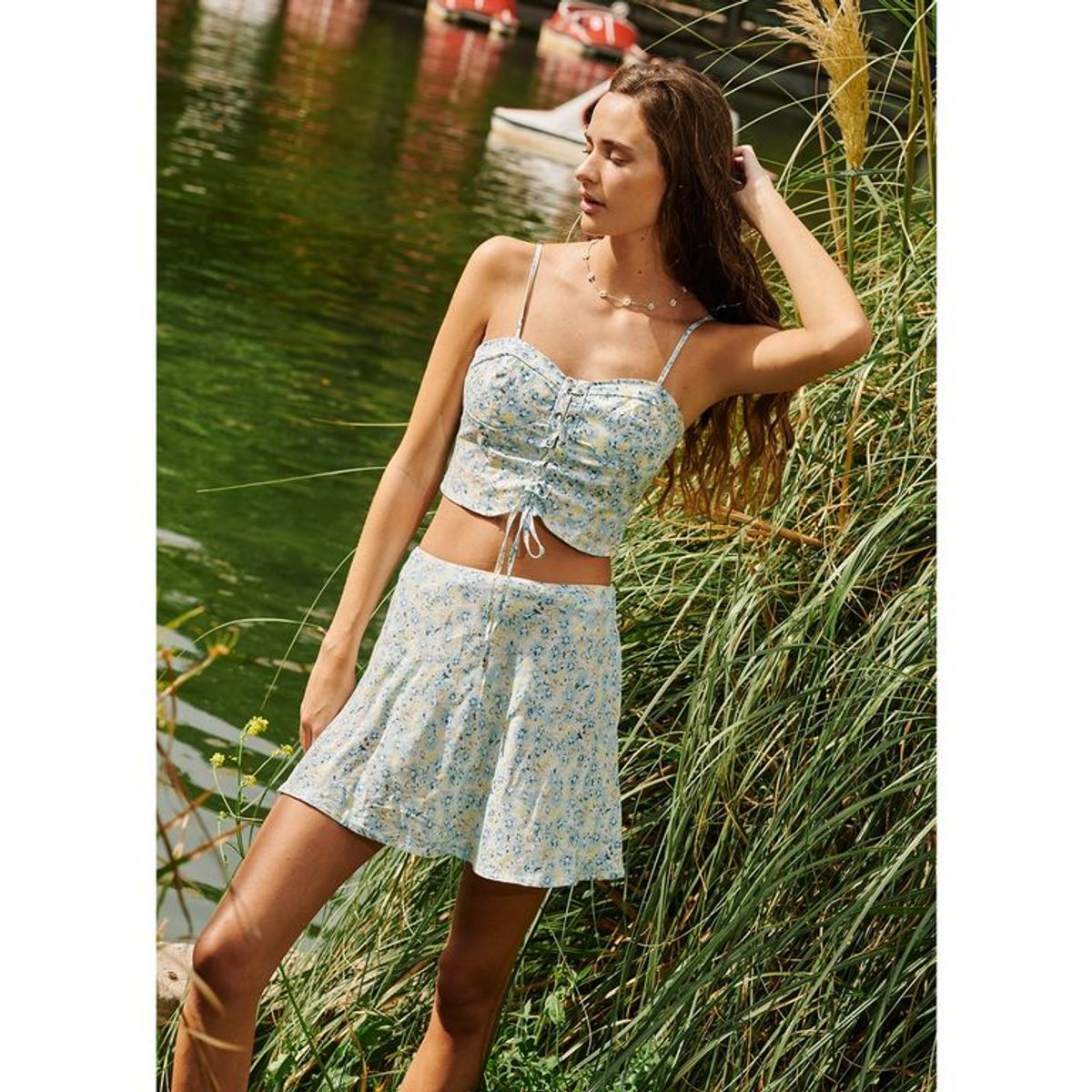 SYBILLA - Falda para Mujer con Flores Sybilla