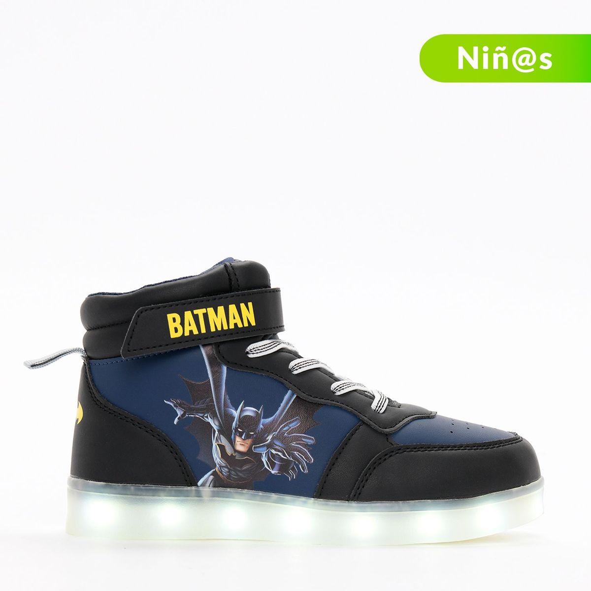 WARNER BROS - Tenis con Luces Batman Warner Tall3 para Niño