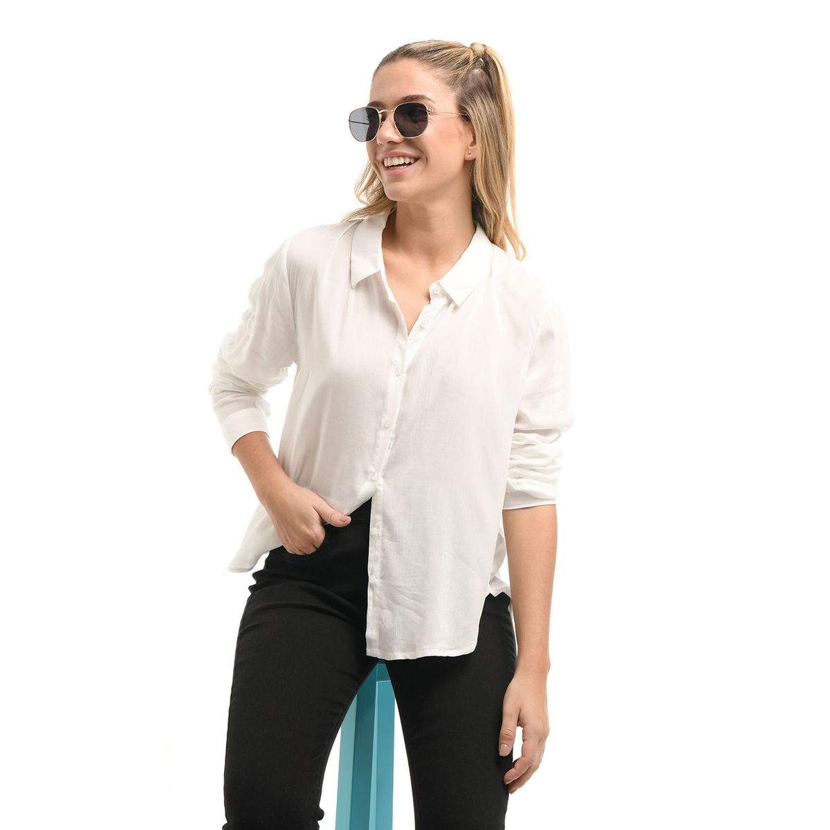 SYBILLA - Blusa Manga 3/4 Sybilla Mujer