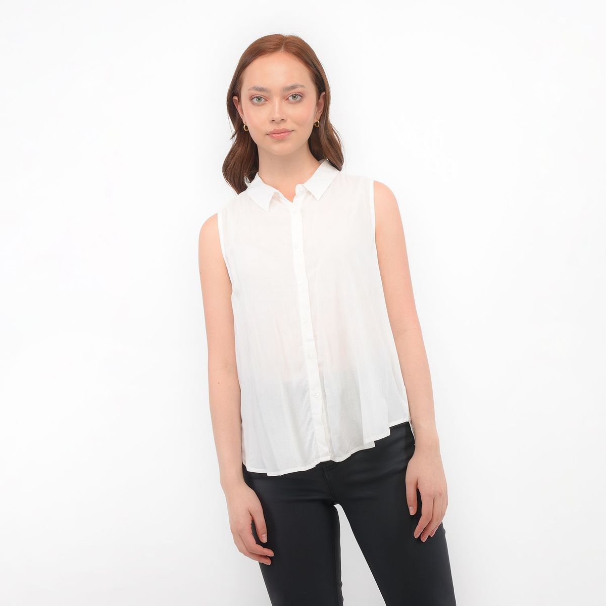 SYBILLA - Blusa para Mujer con Estampado Sin mangas Sybilla