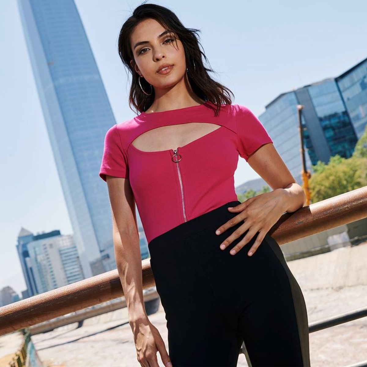 MOSSIMO - Blusa Manga corta Mossimo Mujer