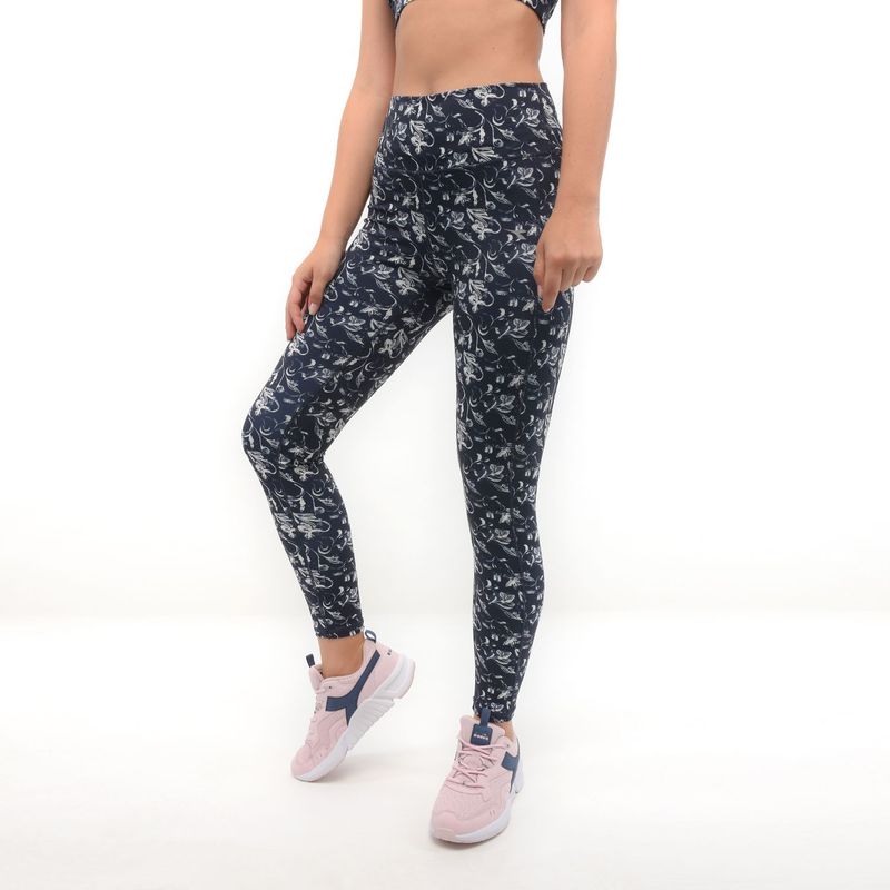 DIADORA - Leggins Deportivos para Mujer Tiro Alto Diadora