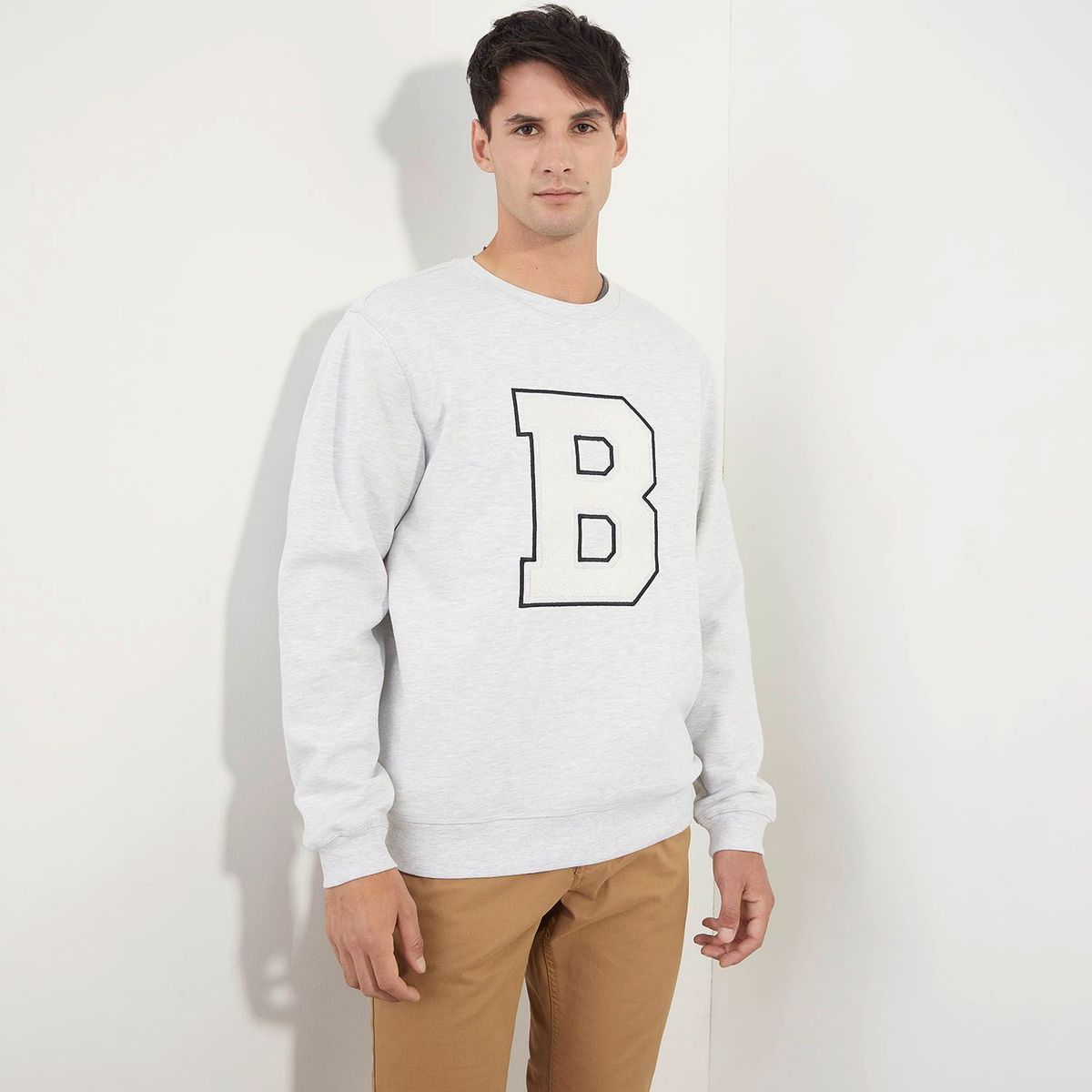 BASEMENT - Buzo para Hombre con Estampado de Algodón Basement