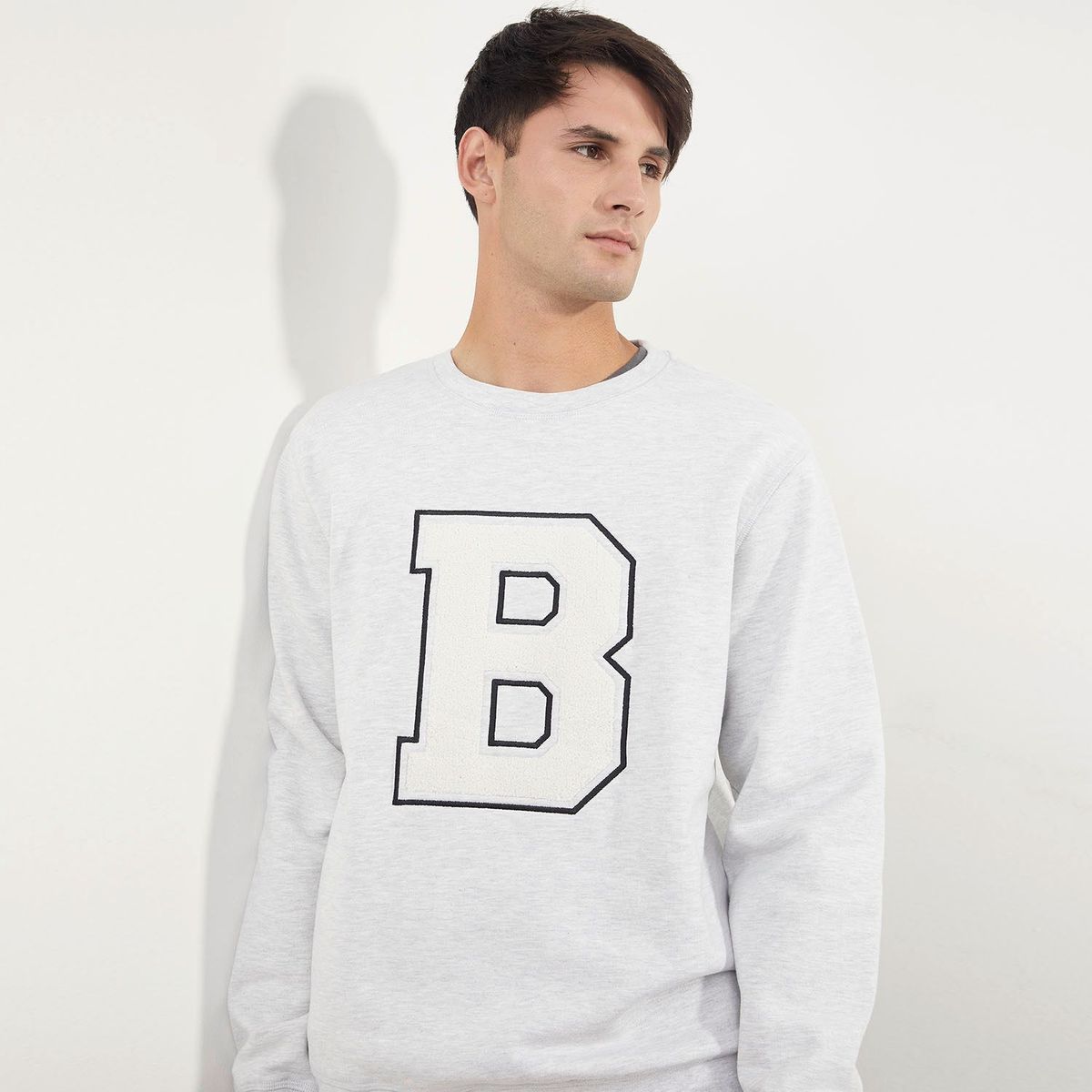 BASEMENT - Buzo para Hombre con Estampado de Algodón Basement