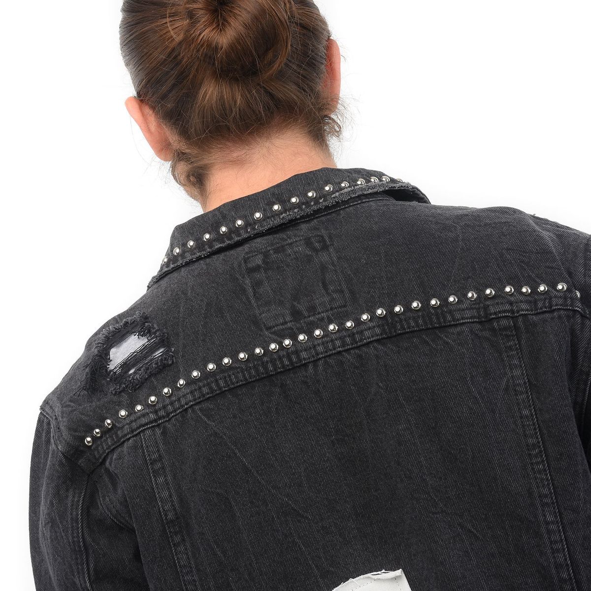 BASEMENT - Chaqueta de jean para Hombre con Estampado de Algodón Basement