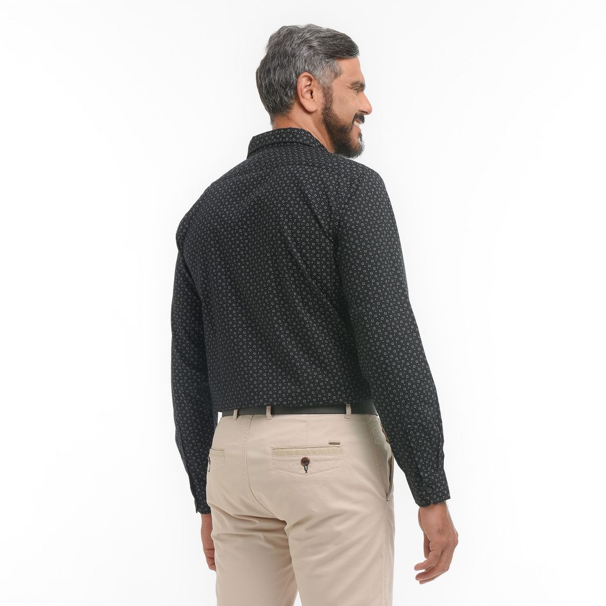 NEWBOAT - Camisa casual para Hombre Manga larga Slim Newboat