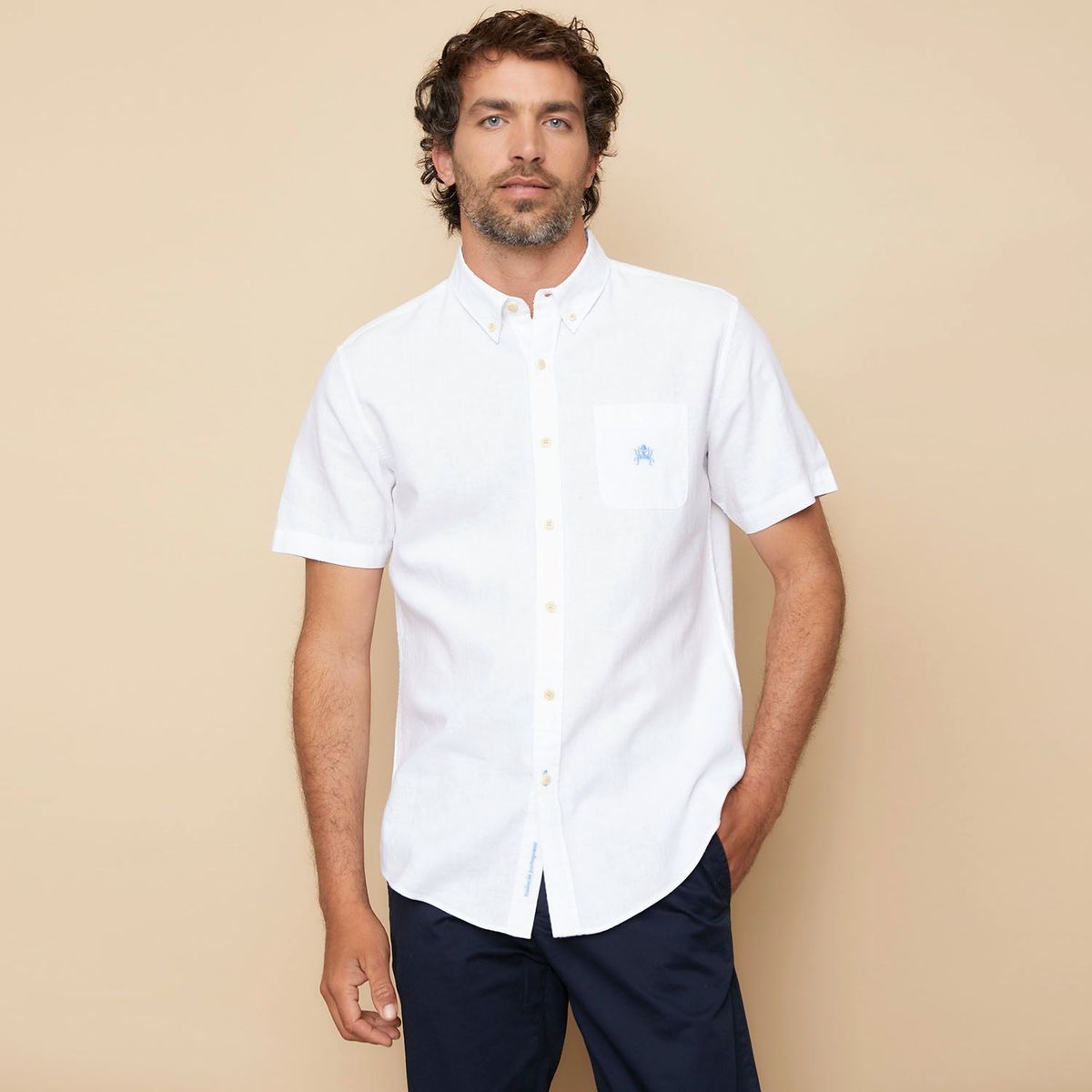 CASCAIS - Camisa casual para Hombre Manga corta Slim Cascais.