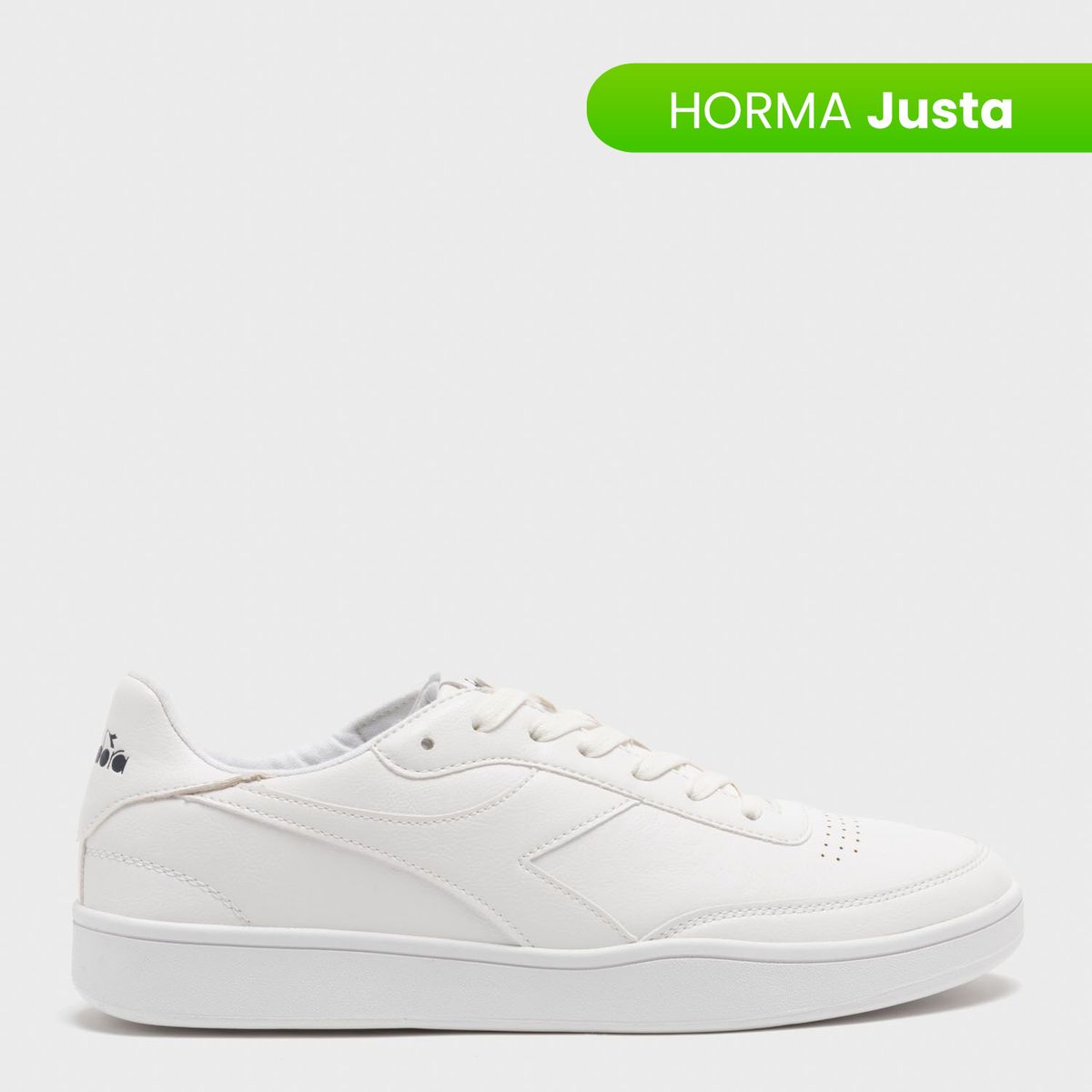 DIADORA - Tenis Diadora Hombre Moda Court7 Blancos Horma Justa 