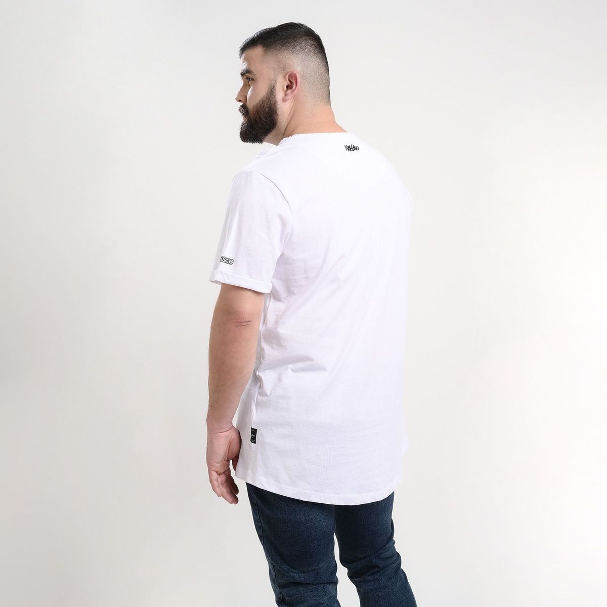 MOSSIMO - Camiseta para Hombre Manga corta con Estampado Mossimo
