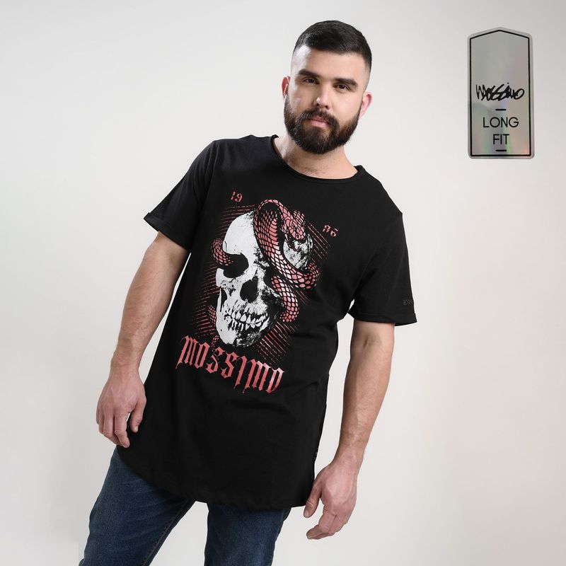 MOSSIMO - Camiseta para Hombre Manga corta con Estampado Mossimo