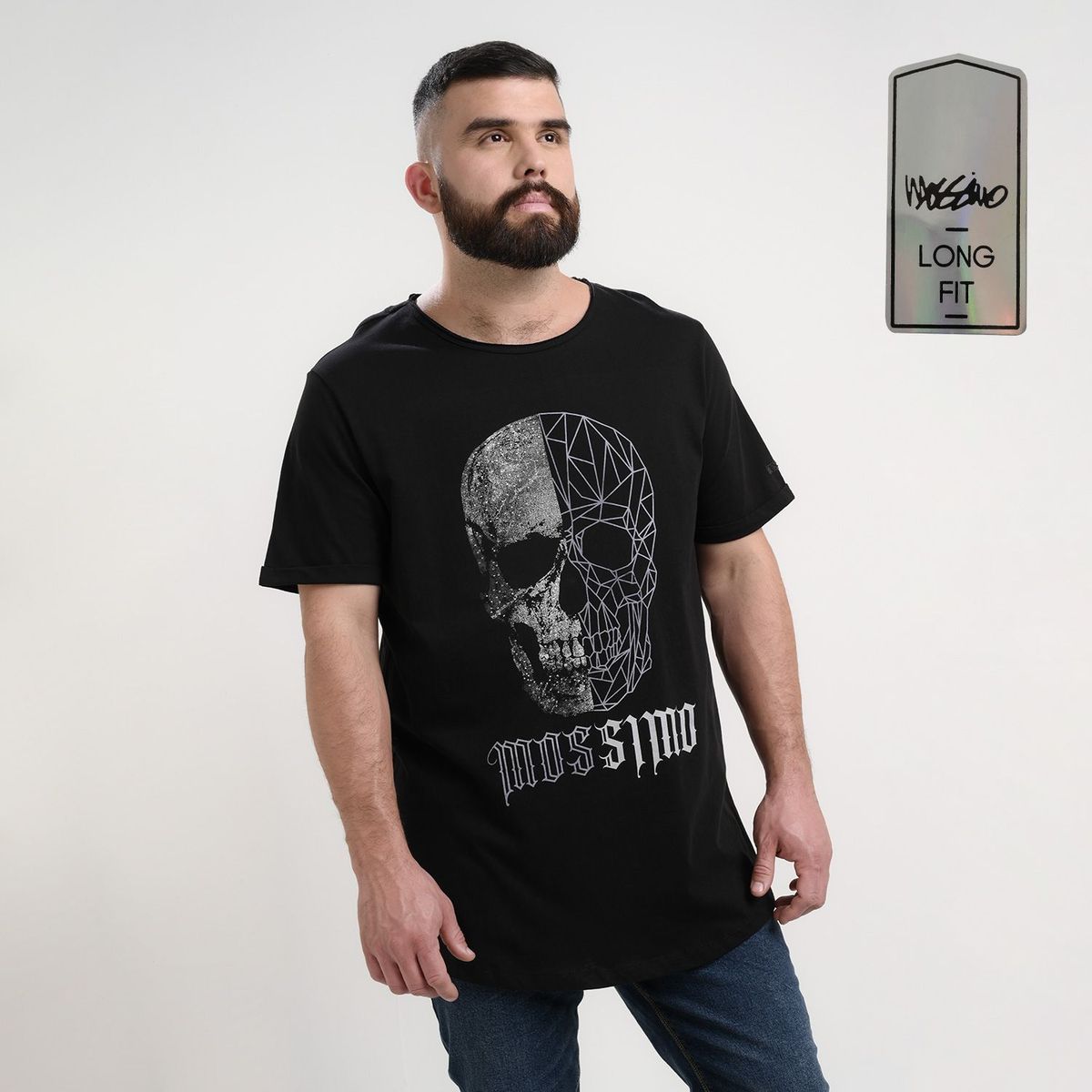 MOSSIMO - Camiseta para Hombre Manga corta con Estampado Mossimo