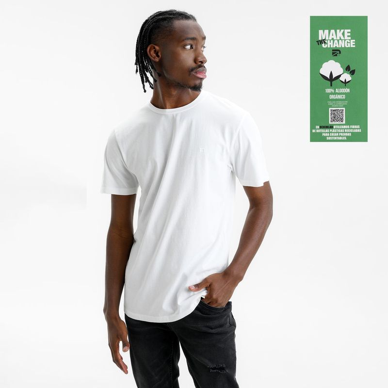 DENIMLAB - Camiseta Hombre Manga corta de Algodón orgánico Denimlab
