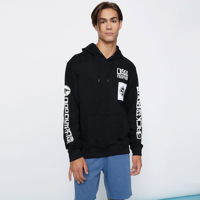DOO AUSTRALIA - Hoodie para Hombre con Estampado de Algodón Doo Australia