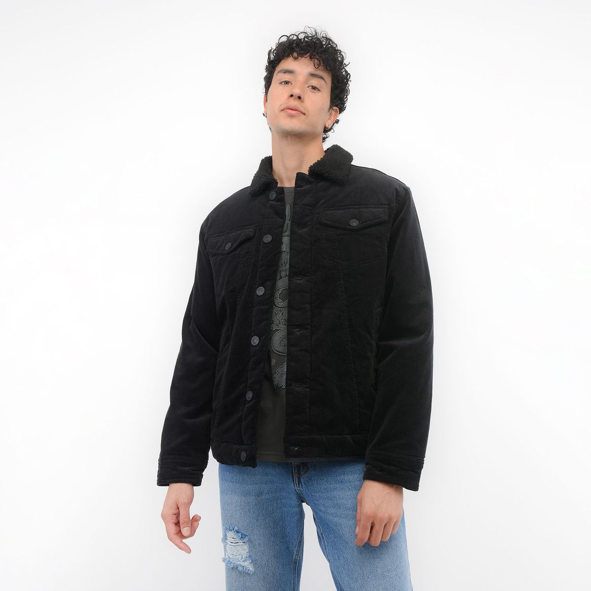 DENIMLAB - Chaqueta de jean Hombre Denimlab