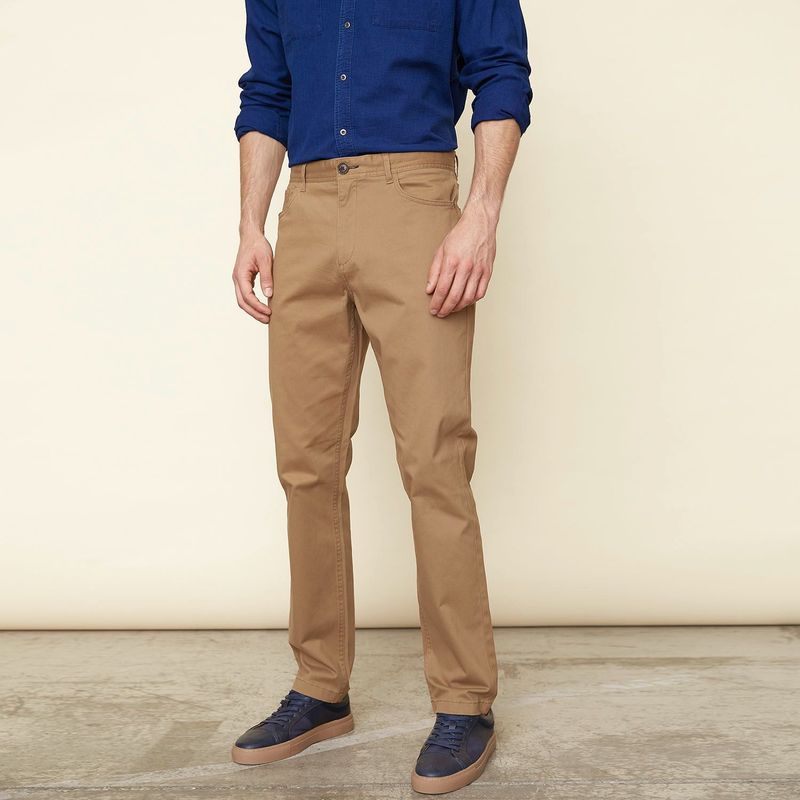 UNIVERSITY CLUB - Pantalón 5 Bolsillos Hombre Slim de Algodón University Club