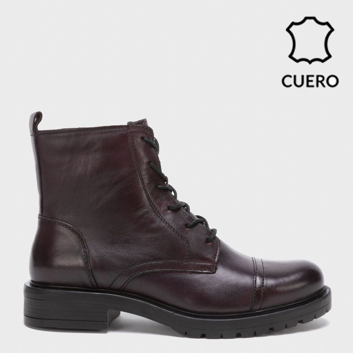 BASEMENT - Botas de Moda Basement Taldi para Mujer | Botas con cordones para mujer sin tacón