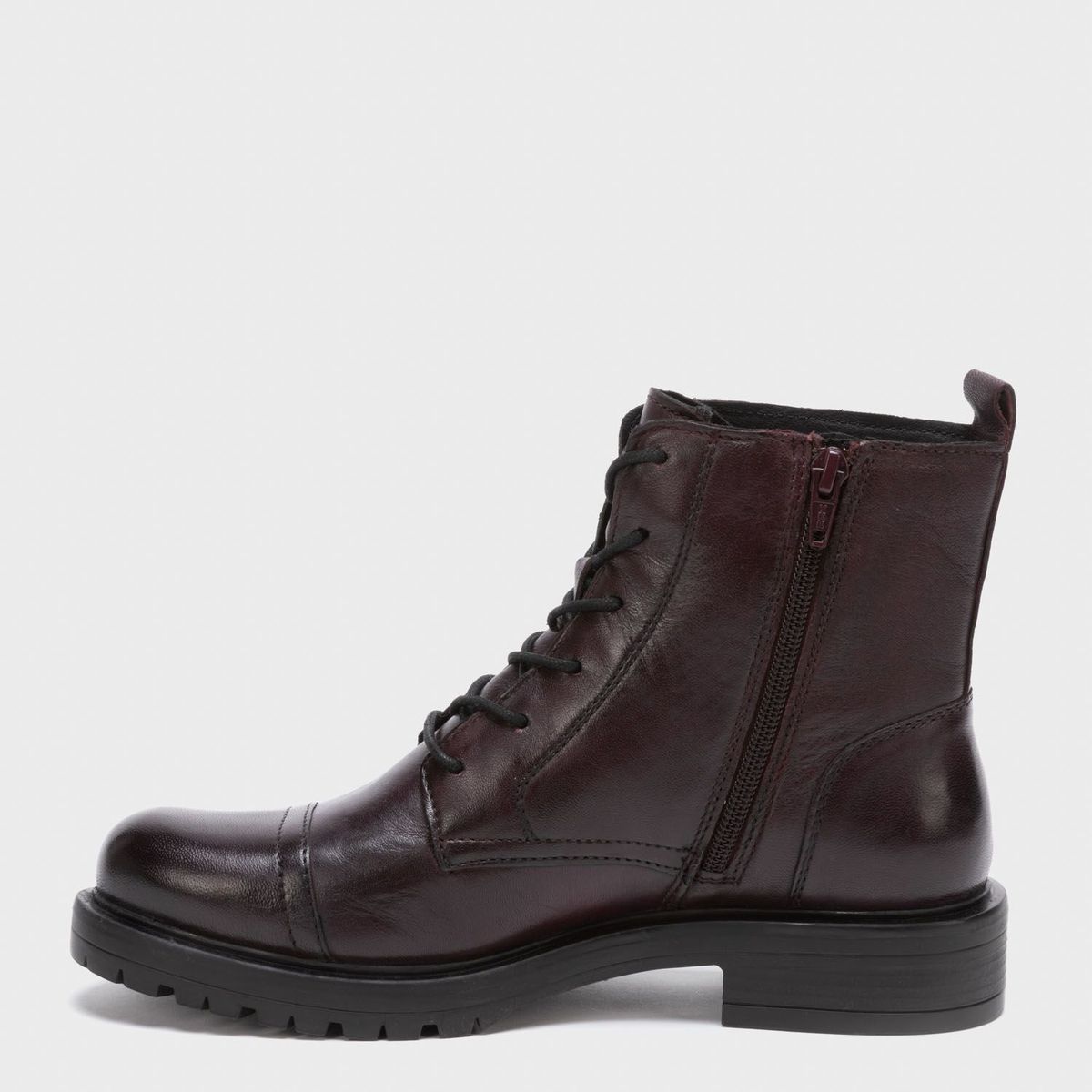 BASEMENT - Botas de Moda Basement Taldi para Mujer | Botas con cordones para mujer sin tacón