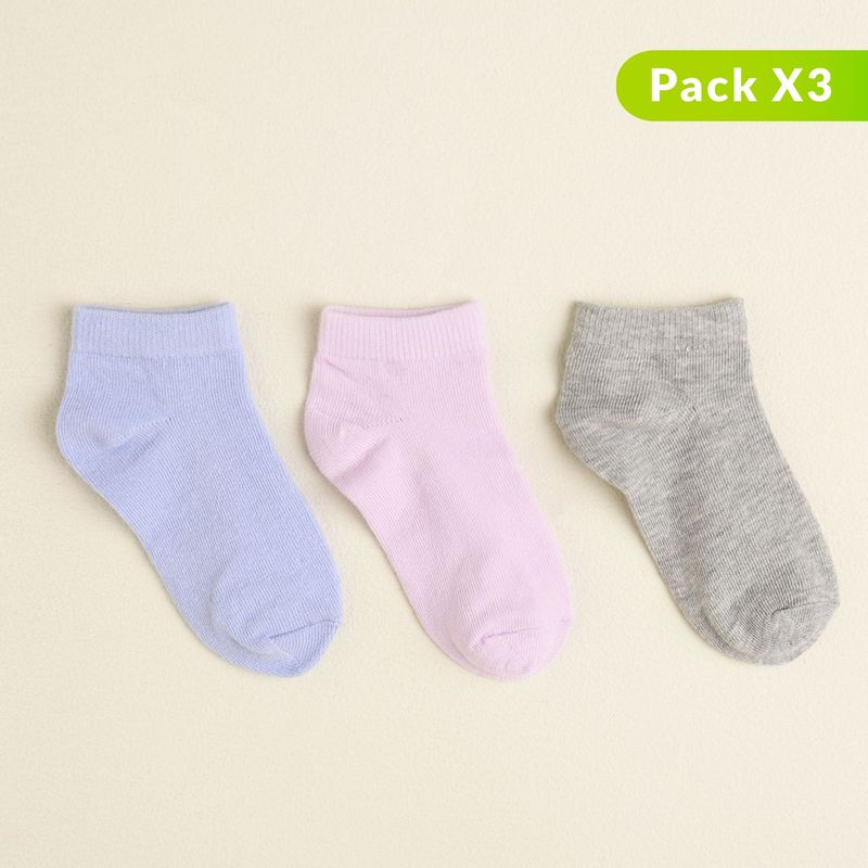 YAMP - Pack de 3 pares de medias para Niña Yamp