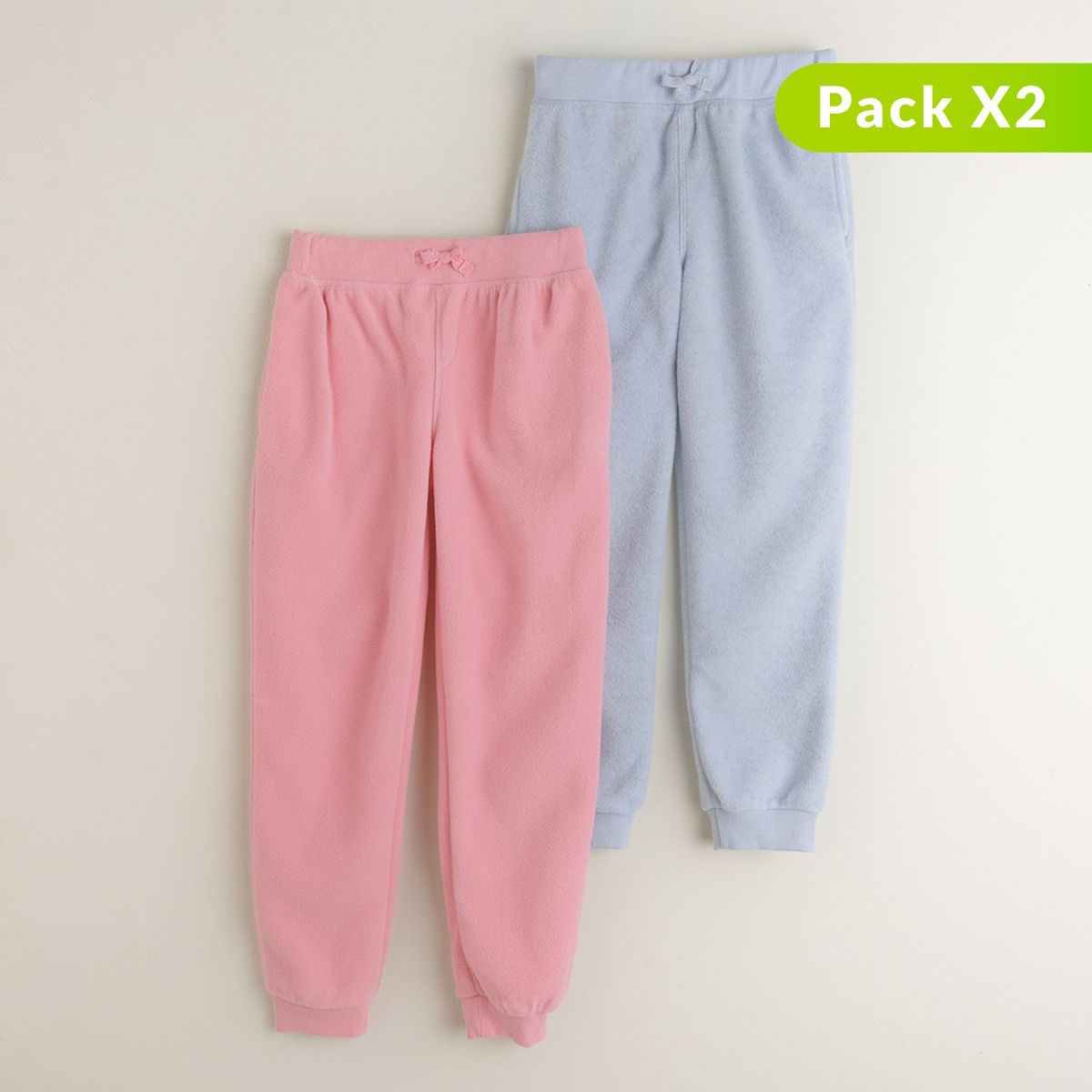 YAMP - Pack de 2 Pantalones Jogger para Niña Yamp