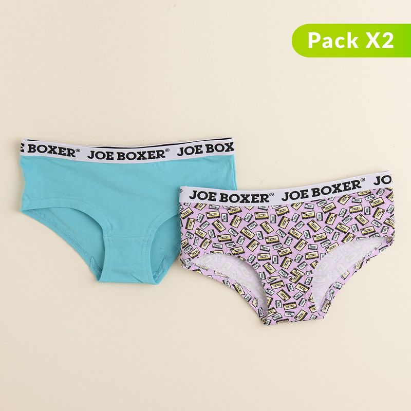JOE BOXER - Pack x2 panty para niña Joe Boxer