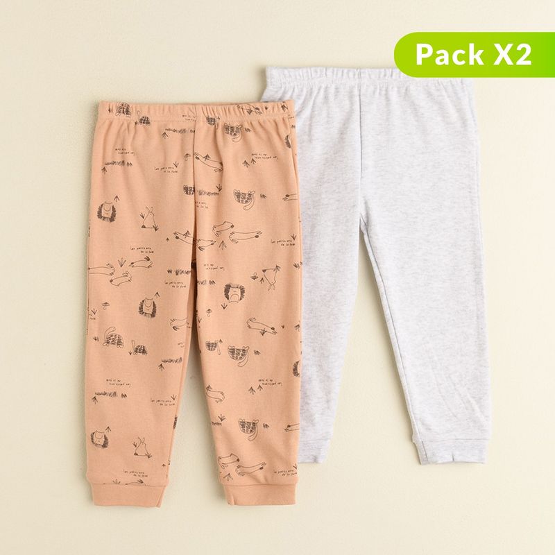 YAMP - Pack de 2 Pantalones para Bebé niño Yamp