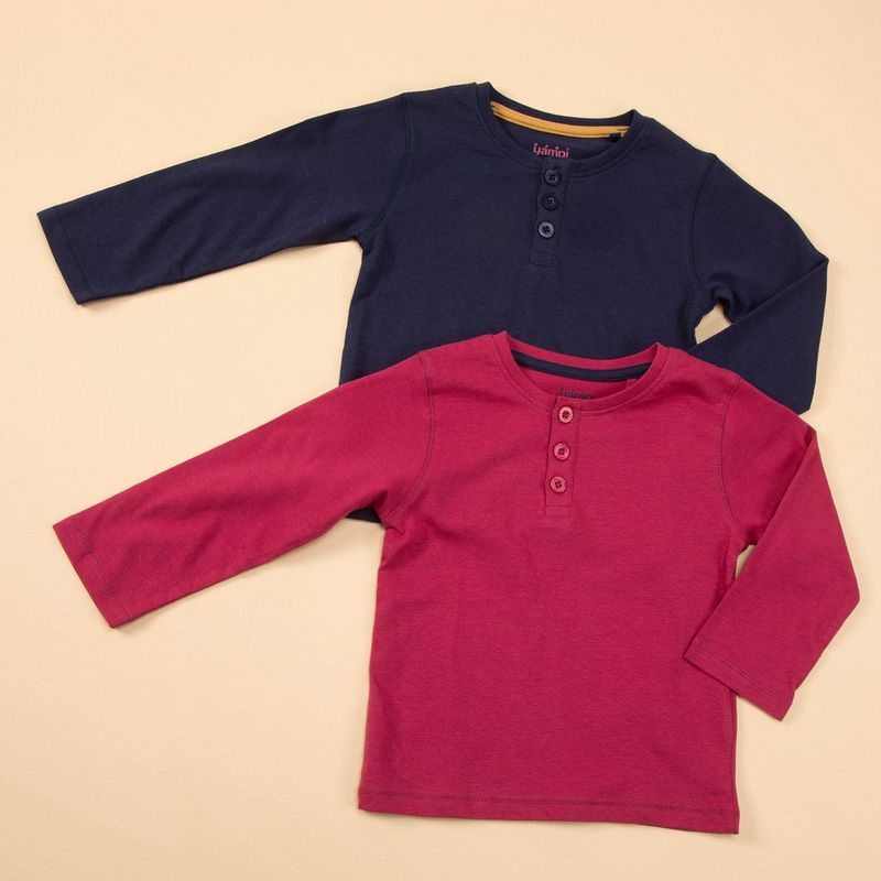 YAMP - Pack de 2 camisetas para bebe niño Yamp
