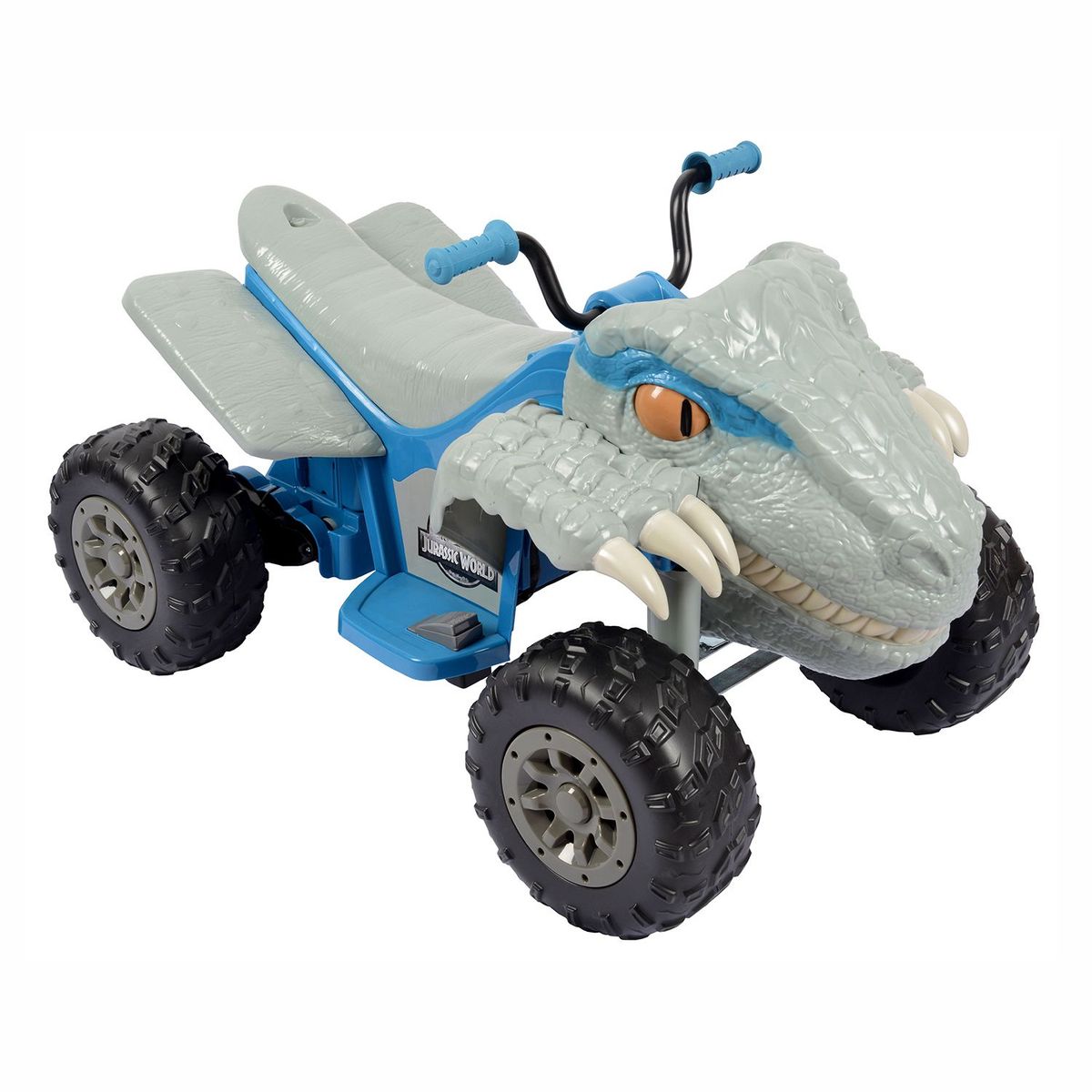 JURASSIC WORLD - Moto a Batería Montable Cuatrimoto Jurassic World Velociraptor 12V