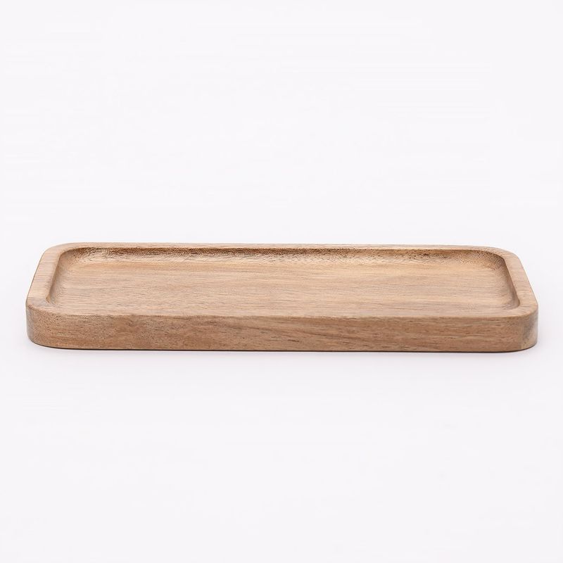 BASEMENT HOME - Bandeja Decorativa. Centro de Mesa Decorativo para Sala y Comedor en Madera 10x15 cm Basement Home