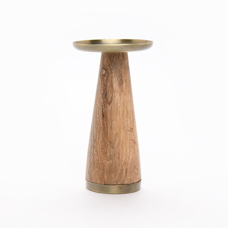 ROBERTA ALLEN - Candelabro Madera 19 x 10 cm