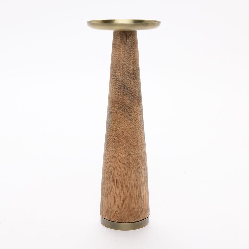ROBERTA ALLEN - Candelabro Madera 29 x 10.5 cm