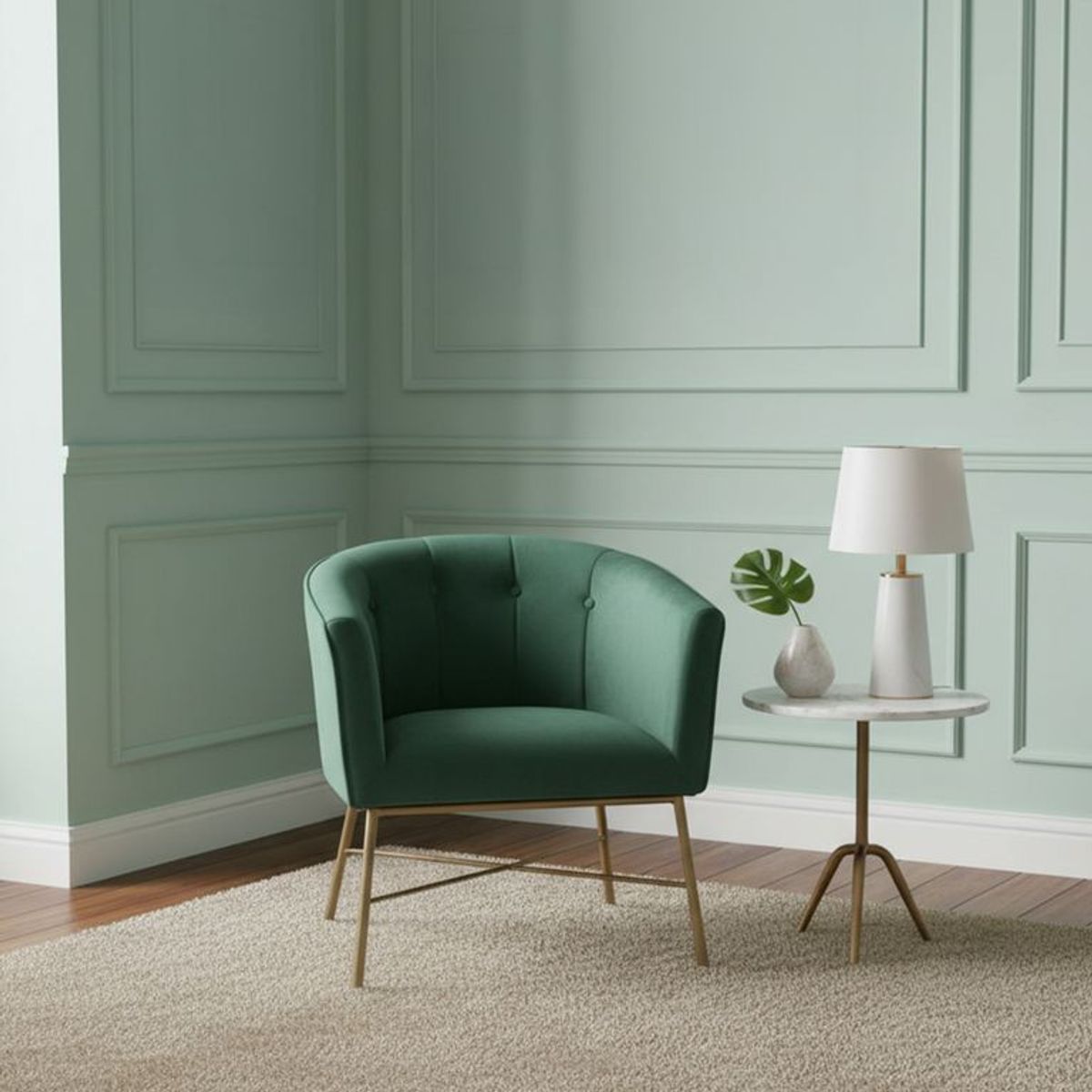 BASEMENT HOME - Poltrona de Sala Moderna en Tela Falette Basement Home  73 x 68 x62 cm