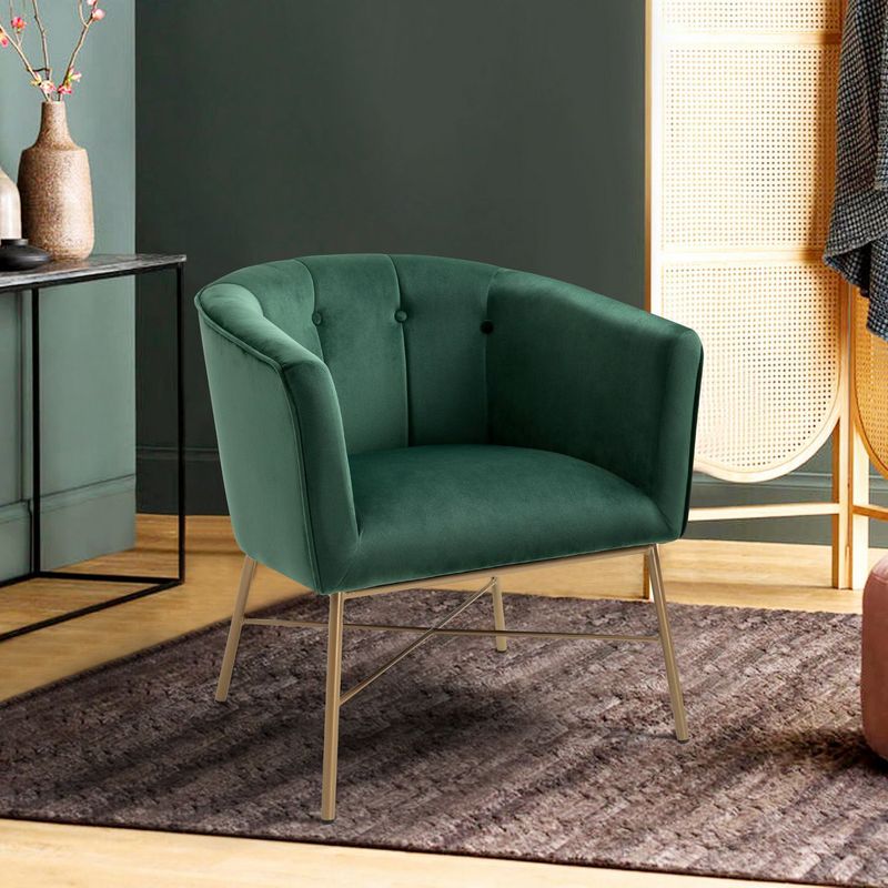 BASEMENT HOME - Poltrona de Sala Moderna en Tela Falette Basement Home  73 x 68 x62 cm