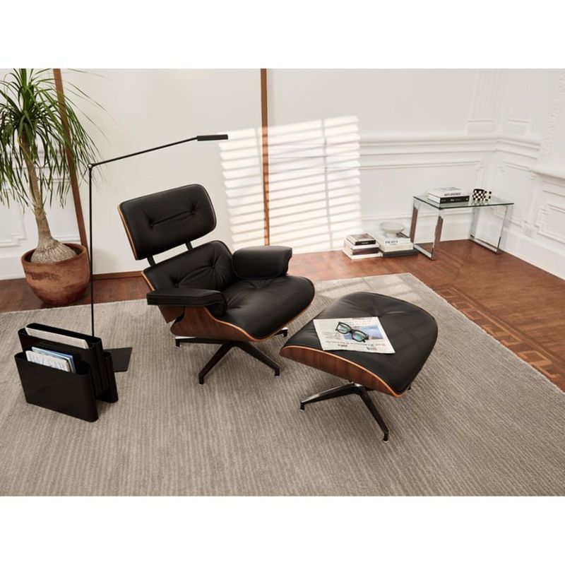 BASEMENT HOME - Poltrona Moderna en Cuero Liam 81.5 x 88 x 51 cm Basement Home -  0% Interés a 3, 6 o 12 Cuotas Pagando con tu CMR Banco Falabella