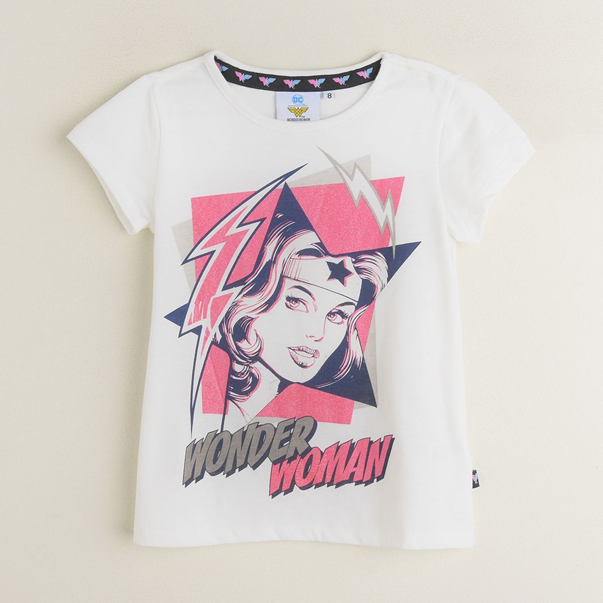 DC COMICS - Camiseta para niña Dc Comics Mujer Maravilla