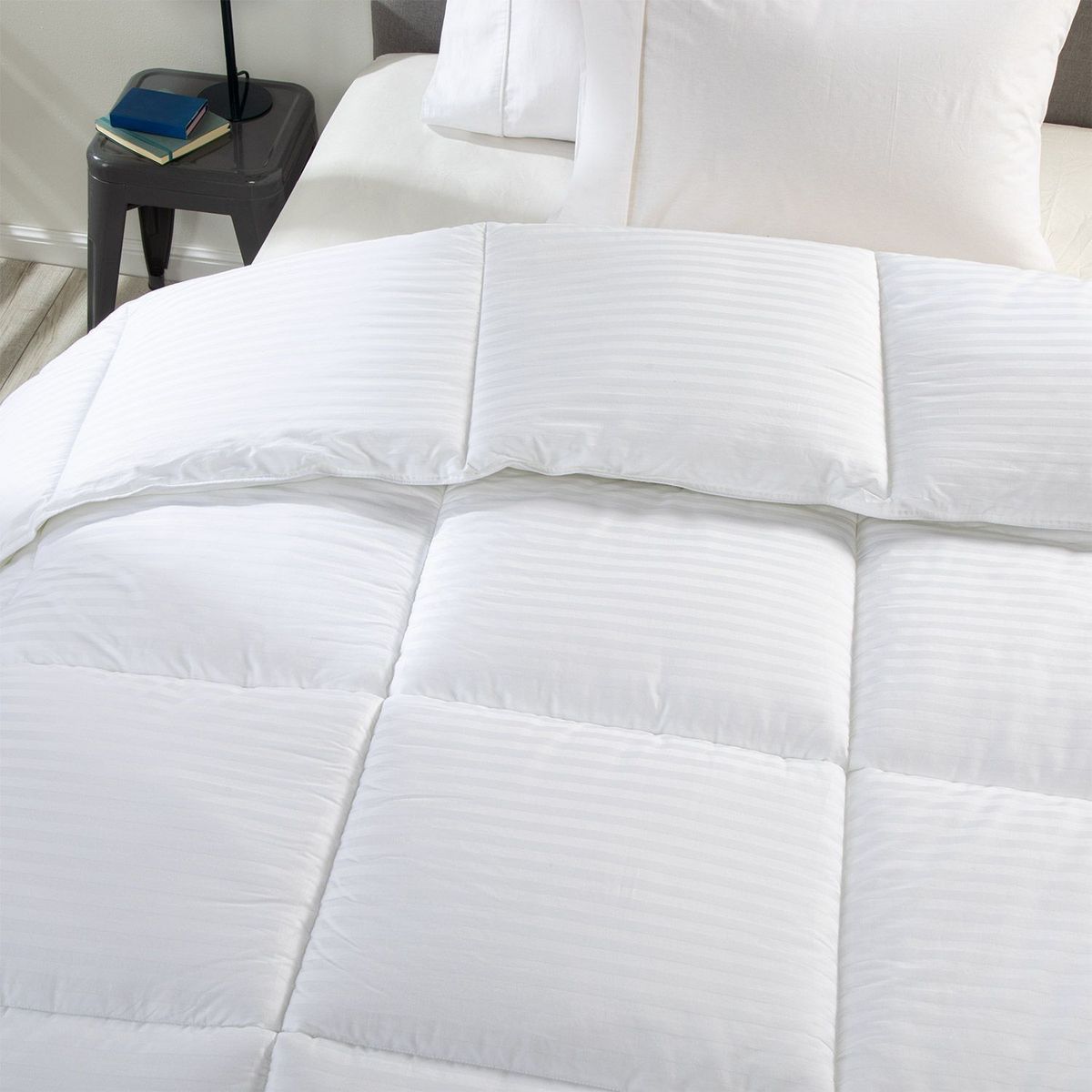 BASEMENT HOME - Plumón Edredón Blanco de Poliéster 500 GSM Antiacaros Basement Home