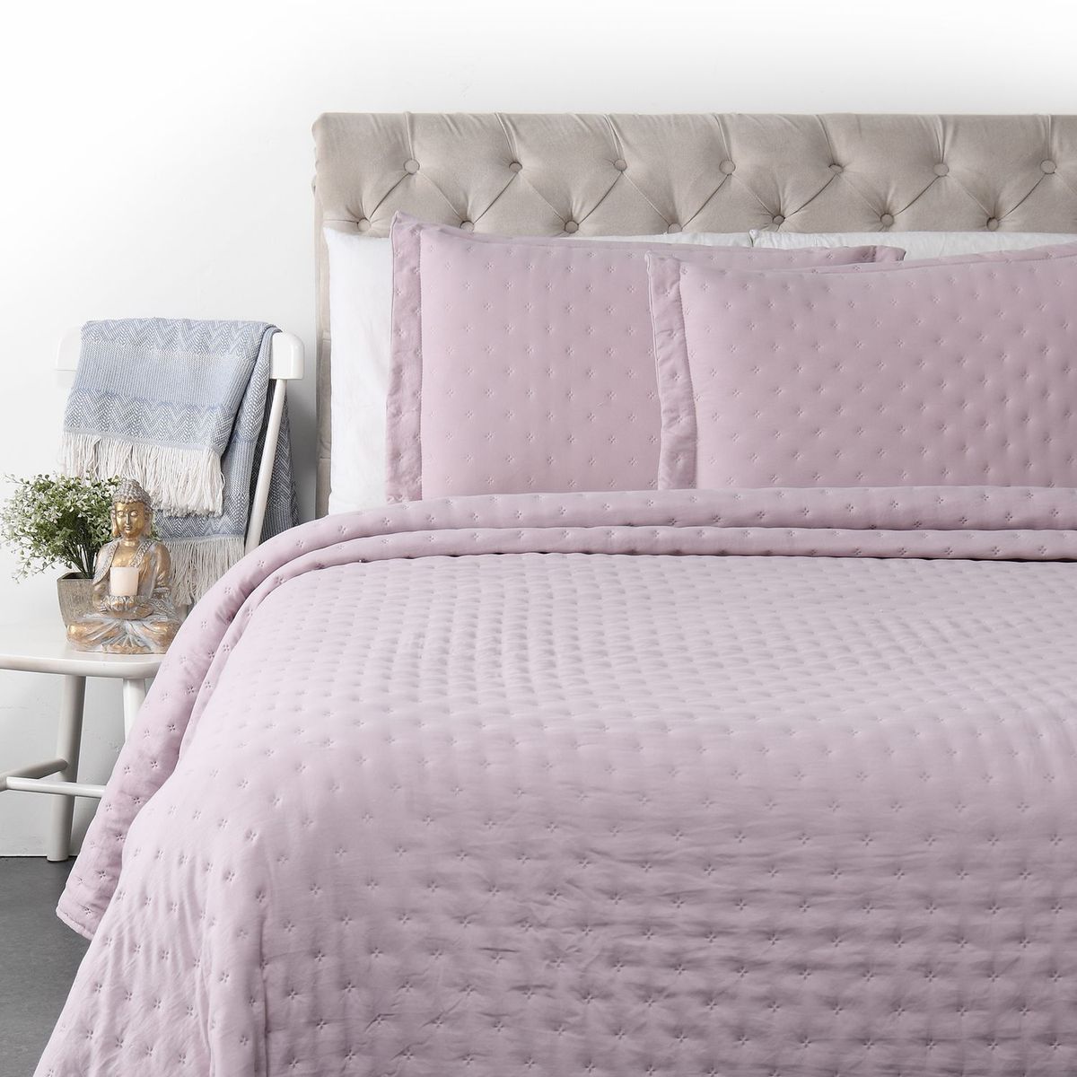 BASEMENT HOME - Cubrelecho Poliéster Sophi