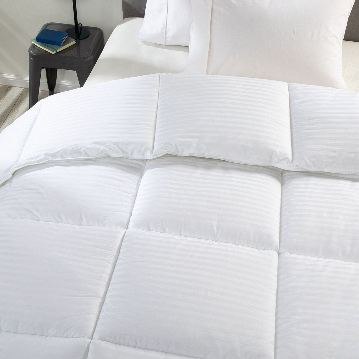 BASEMENT HOME - Plumón Edredón Blanco de Poliéster 500 GSM Antiacaros Basement Home