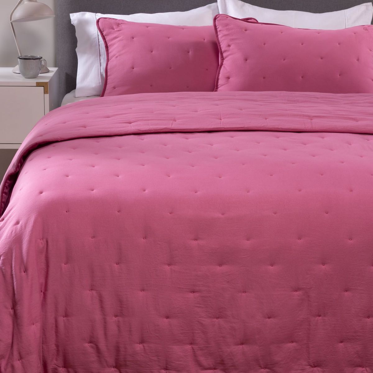 BENETTON - Cubrelecho Liso de Poliéster 80 GSM Soffice Benetton