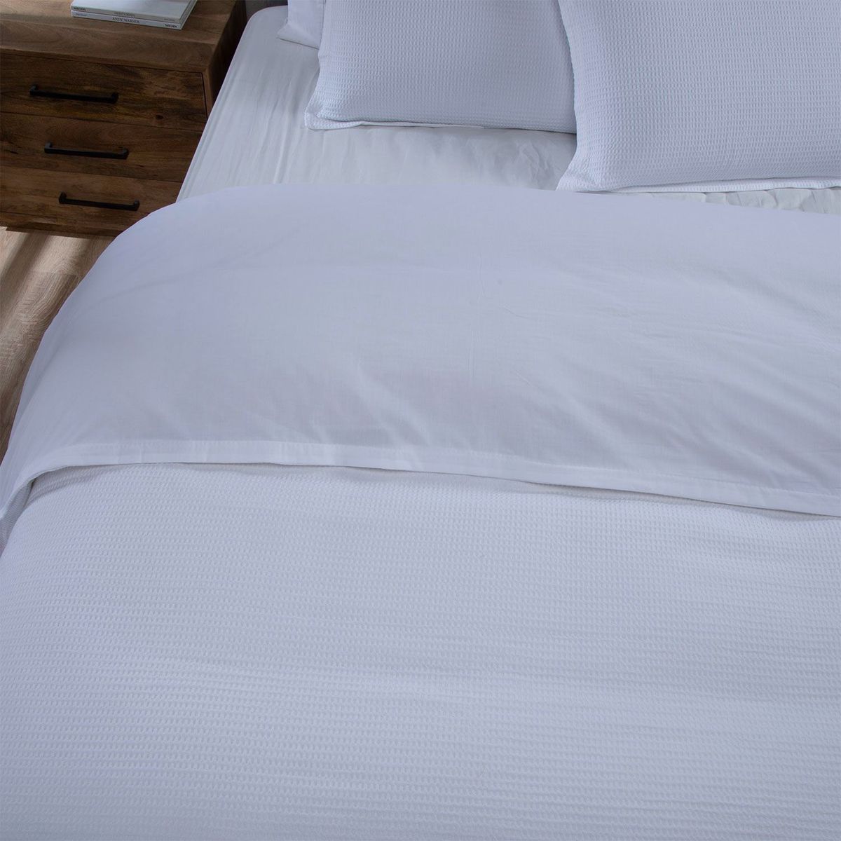 BASEMENT HOME - Funda de duvet Polialgodón Waffle