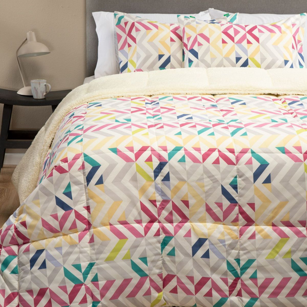 BENETTON - Edredón Estampado de Poliéster Ovejero 300 GSM Bari Gia Benetton