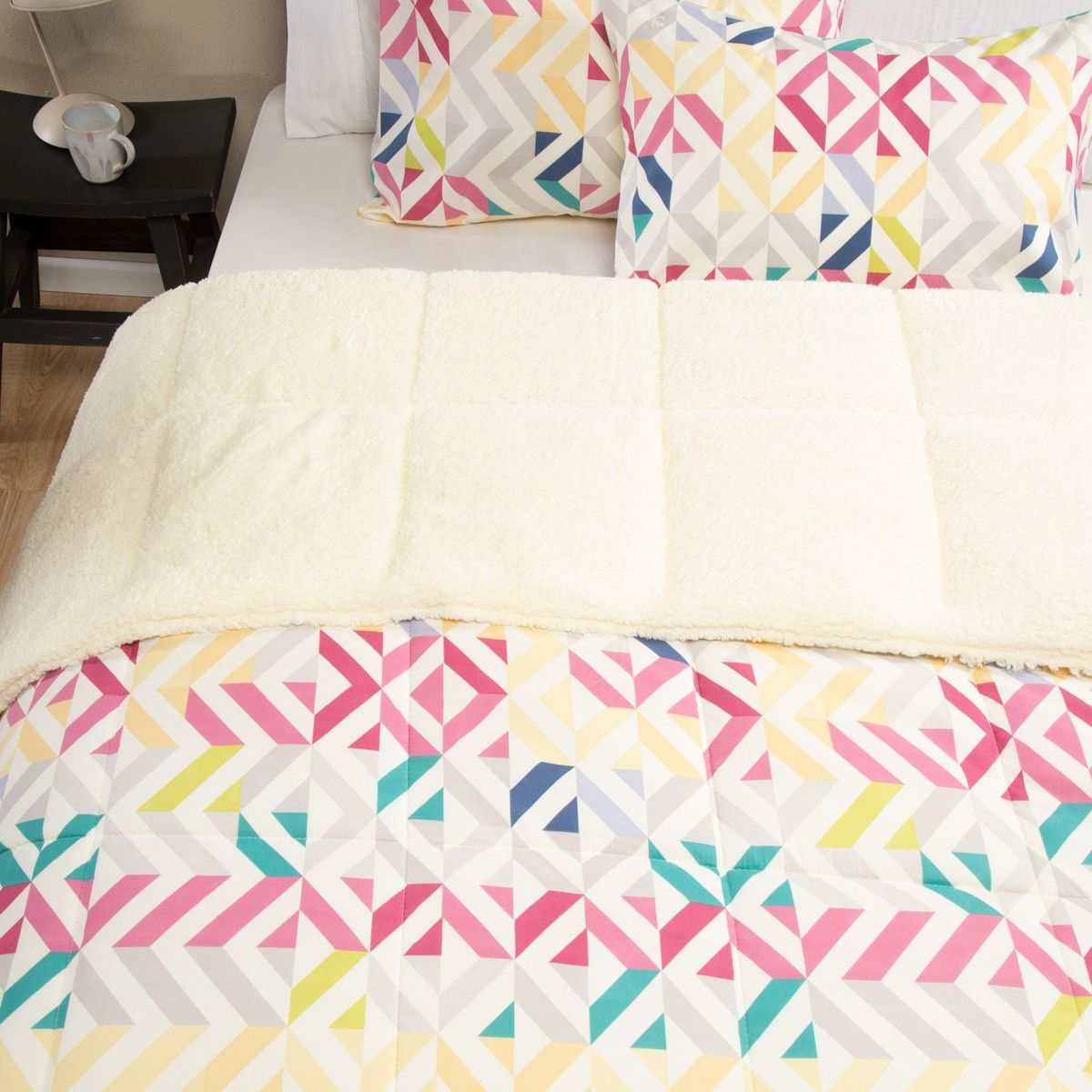 BENETTON - Edredón Estampado de Poliéster Ovejero 300 GSM Bari Gia Benetton